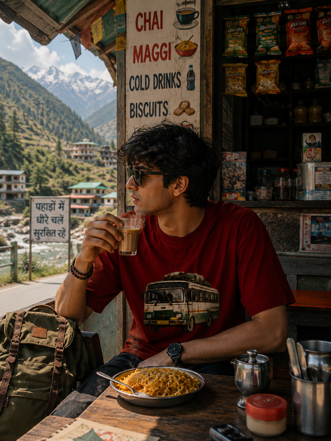 Himachal Paglu Regular Fit Tee image 2
