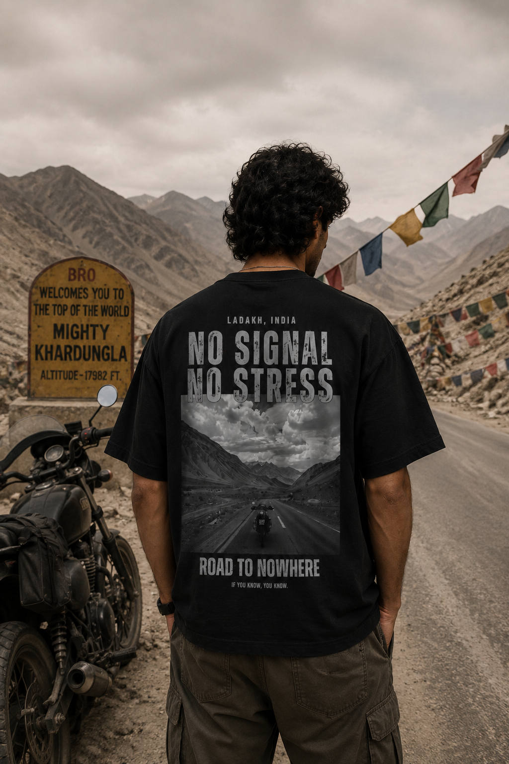 Lost in Ladakh Oversized Tee image 7