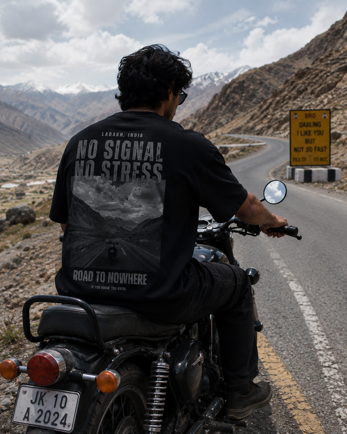 Lost in Ladakh Oversized Tee image 2