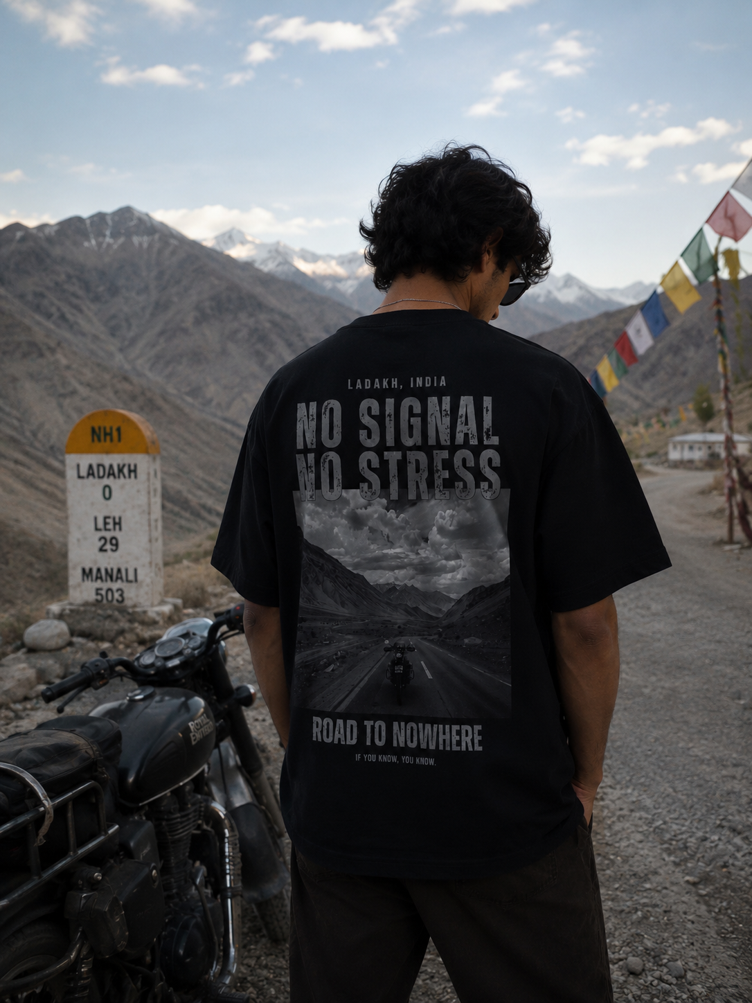 Lost in Ladakh Oversized Tee image 4